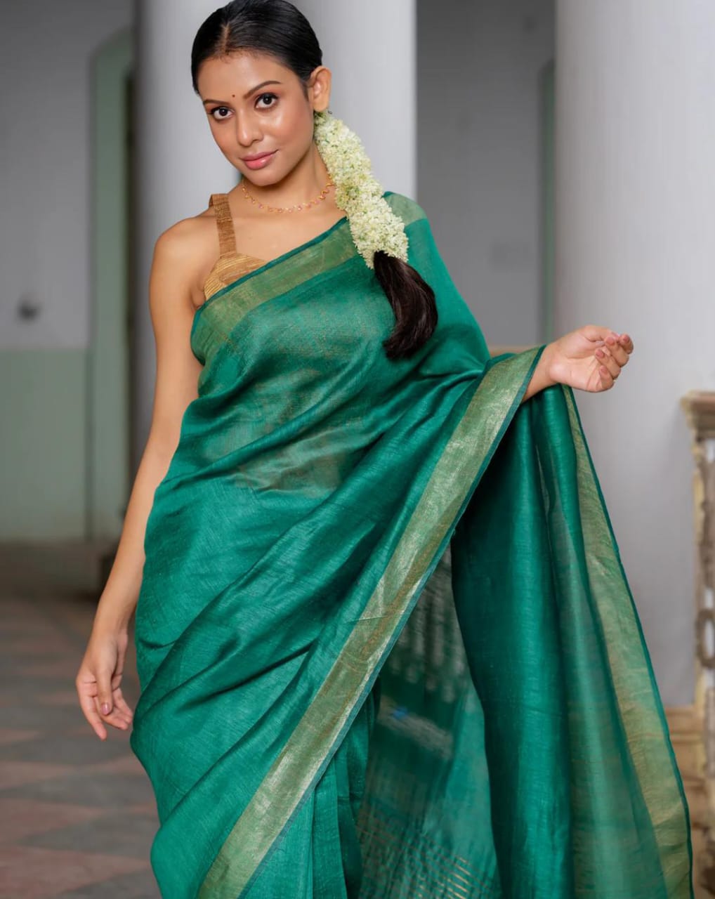  LINEN SAREE